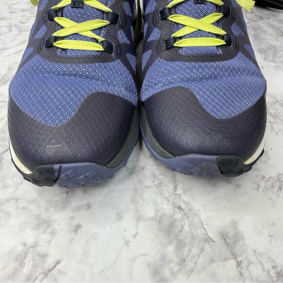MERRELL Women's Siren 3 Ventilator Trail Hiking Shoes Purple-Blue/Lime Size 8 - Picture 10 of 14